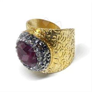 Fashion Gem and Crystals Gemstone Rings