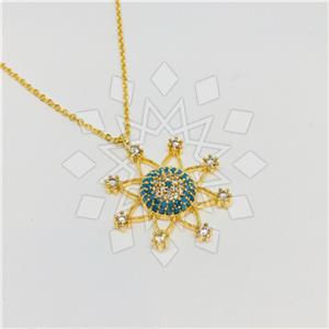 Fashion Moon and Stars Pendant Necklace