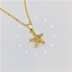 Fashion Moon and Stars Pendant Necklace