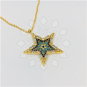 Fashion Moon and Stars Pendant Necklace