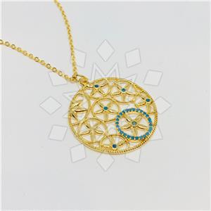 Fashion Moon and Stars Pendant Necklace