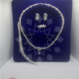 Fashion Ring Earring Necklace Bracelet Sets