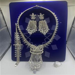 Fashion Ring Earring Necklace Bracelet Sets