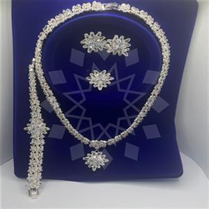 Fashion Ring Earring Necklace Bracelet Sets