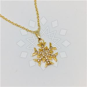 Fashion Snowflake Pendant Necklace