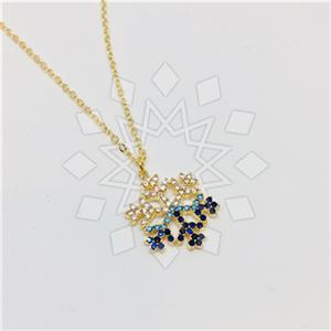 Fashion Snowflake Pendant Necklace