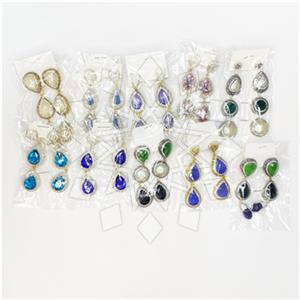 Fashion Multi Drop Earrings 10 Pieces