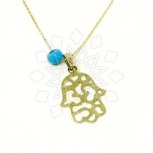 Turkish Gold Pendant Necklace