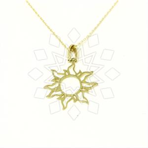 Turkish Gold Pendant Necklace