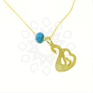 Turkish Gold Pendant Necklace