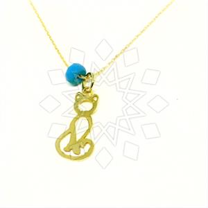 Turkish Gold Pendant Necklace