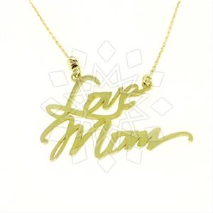 Turkish Gold Pendant Necklace