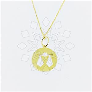 Turkish Gold Zodiac Pendant Necklace