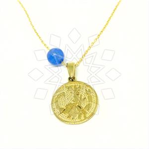 Turkish Gold Zodiac Pendant Necklace