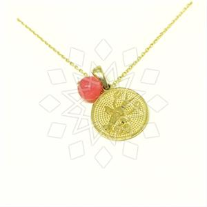 Turkish Gold Zodiac Pendant Necklace