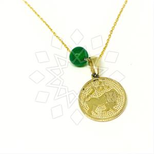 Turkish Gold Zodiac Pendant Necklace