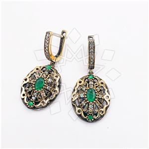 Turkish Silver Antique Ottoman  Ring Earring Pendant Sets