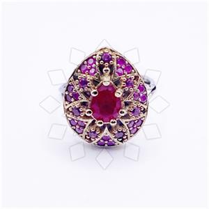 Turkish Silver Cocktail Fantasy Rings