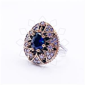 Turkish Silver Cocktail Fantasy Rings