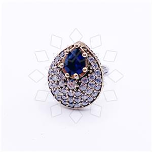 Turkish Silver Cocktail Fantasy Rings