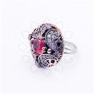 Turkish Silver Cocktail Fantasy Rings