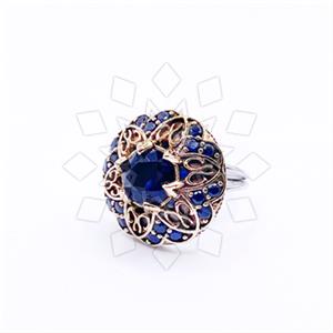 Turkish Silver Cocktail Fantasy Rings