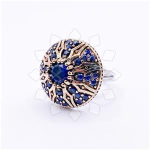 Turkish Silver Cocktail Fantasy Rings