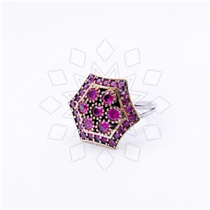 Turkish Silver Cocktail Fantasy Rings