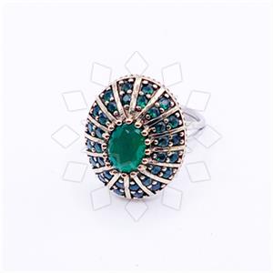 Turkish Silver Cocktail Fantasy Rings