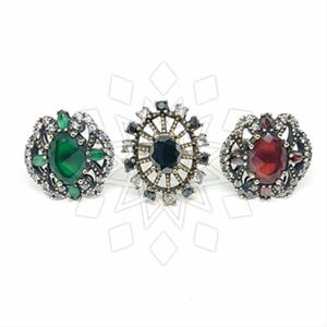 Turkish Silver Cocktail Rings
