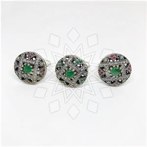 Turkish Silver Cocktail Rings