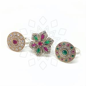 Turkish Silver Cocktail Rings
