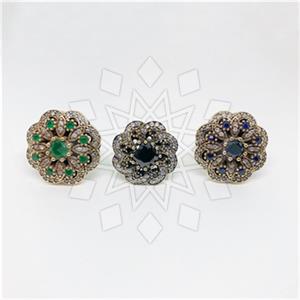 Turkish Silver Cocktail Rings