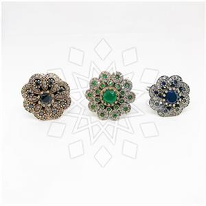 Turkish Silver Cocktail Rings