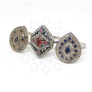 Turkish Silver Cocktail Rings