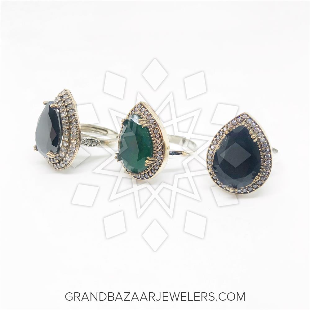 Silver Cocktail Diamond Ring | Glamorous Elegance – Eri Silvers