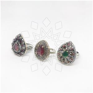 Turkish Silver Cocktail Rings