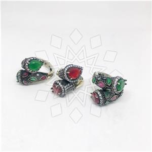 Turkish Silver Large Bold Cocktail Rings