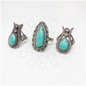 Turkish Silver Large Bold Cocktail Rings