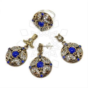 Turkish Silver Ring Earring Pendant Sets