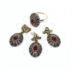 Turkish Silver Ring Earring Pendant Sets