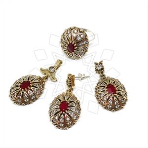 Turkish Silver Ring Earring Pendant Sets