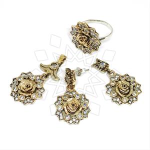 Turkish Silver Ring Earring Pendant Sets