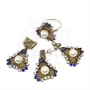 Turkish Silver Ring Earring Pendant Sets