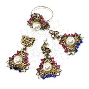 Turkish Silver Ring Earring Pendant Sets