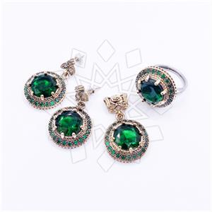 Turkish Silver Ring Earring Pendant Sets