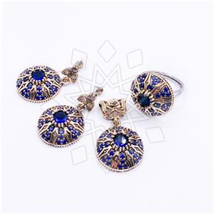 Turkish Silver Ring Earring Pendant Sets