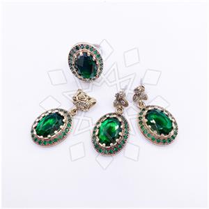 Turkish Silver Ring Earring Pendant Sets