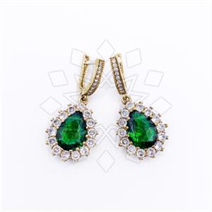 Turkish Silver Single Drop Earrings