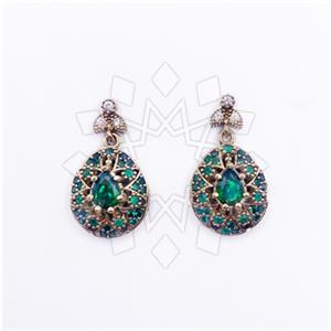Turkish Silver Single Drop Earrings